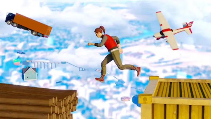 Only Up 3D - Parkour Adventure android App screenshot 0